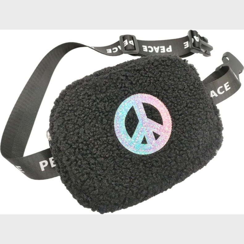 Bltetaske Til Brn - Peace - Sort - Tinka