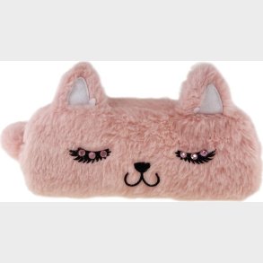 Tinka - Penalhus Til Brn - Fluffy Kat - Pink