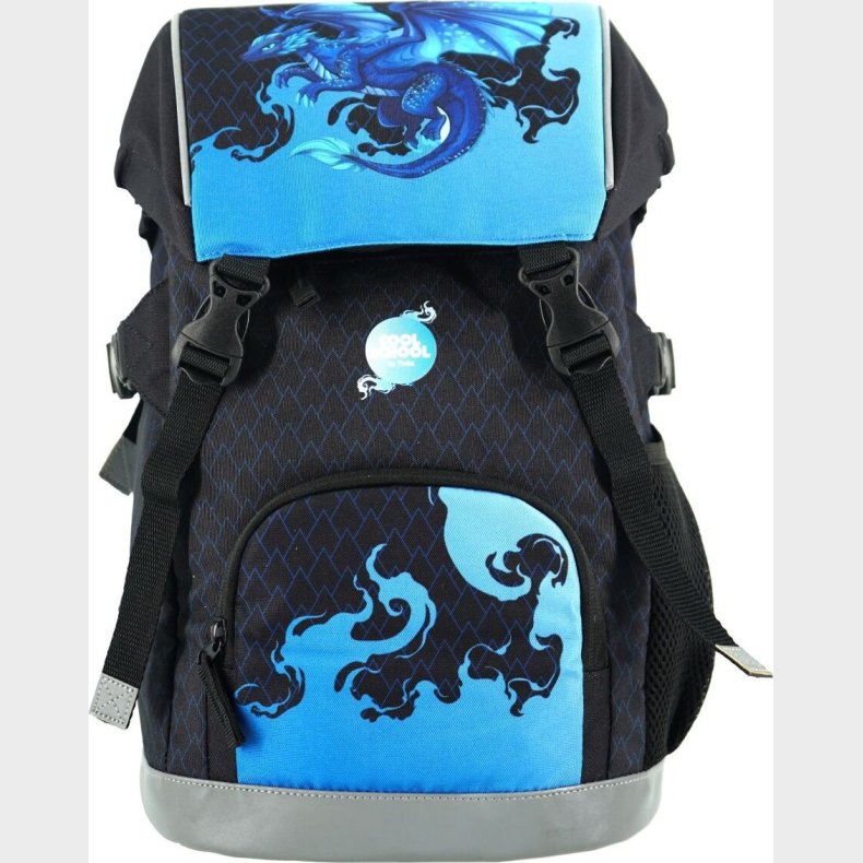 Tinka - Skoletaske - 22 L - Drage - Bl Sort