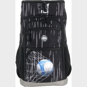 Tinka - Skoletaske - 22 L - Fodbold - Sort