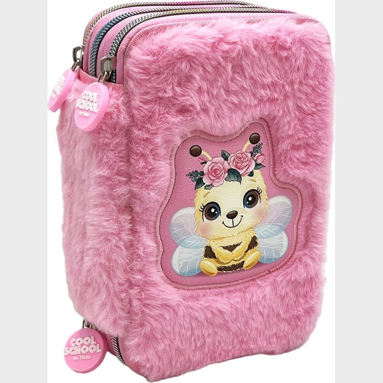 Tinka - Trippel Penalhus Med Indhold - Bi - Rosa