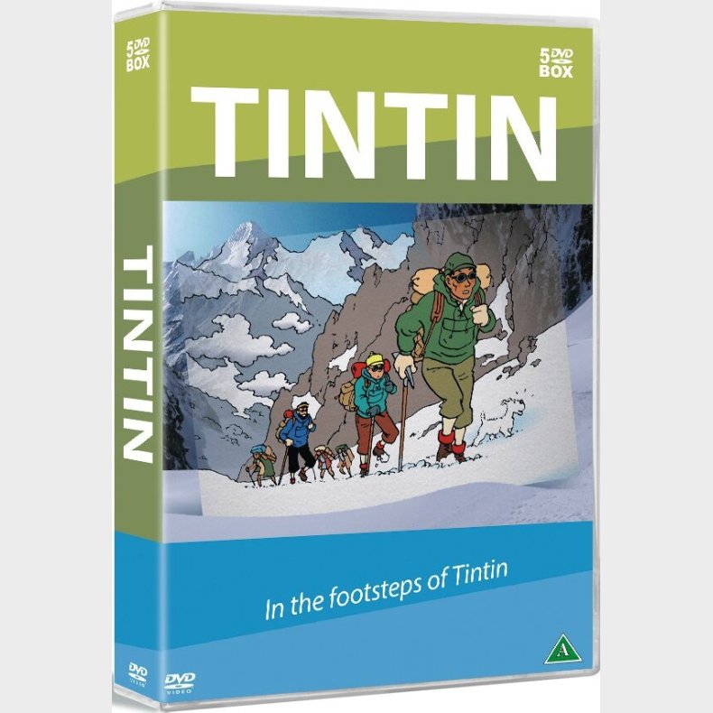 Tintin En Eventyrrejse I Tintins Fodspor / In The Footsteps Of Tintin - DVD - Film