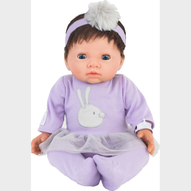 Tiny Treasures - Dukke Med T�j Og Brunt H�r - 1255g