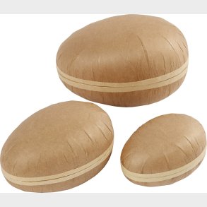 To-delte �g - L 12+15+18 Cm - 3 Stk.