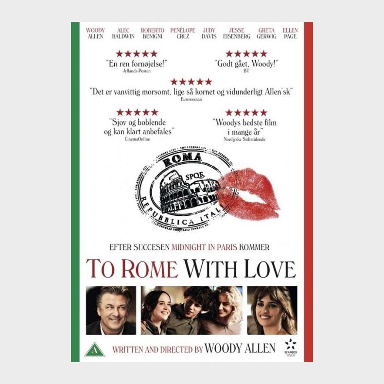To Rome With Love - DVD - Film