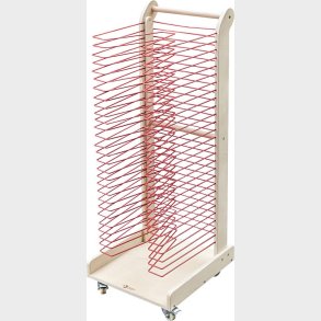 T�rrestativ Med Hjul - H 121,3 - L 40 Cm - B 40 Cm - 1 Stk.