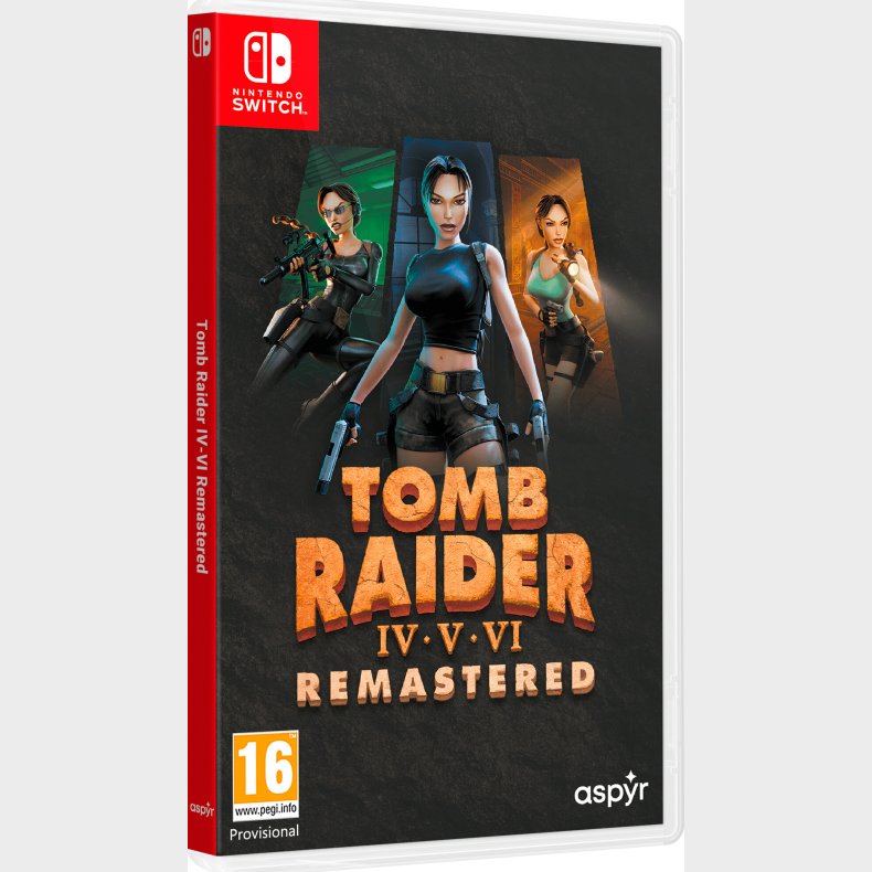 Tomb Raider Iv-vi Remastered Starring Laracroft - Nintendo Switch