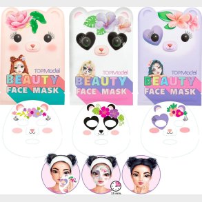 Topmodel - Ansigtsmaske Dyr Beauty And Me - 1 Stk. - Assorteret