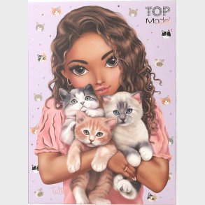 Top Model - Brevpapir S�t Til B�rn - Cat Love