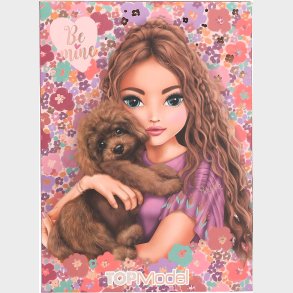 Top Model - Brevpapir St Til Brn - Blomster