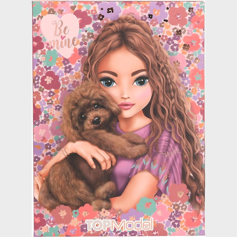 Top Model - Brevpapir St Til Brn - Blomster