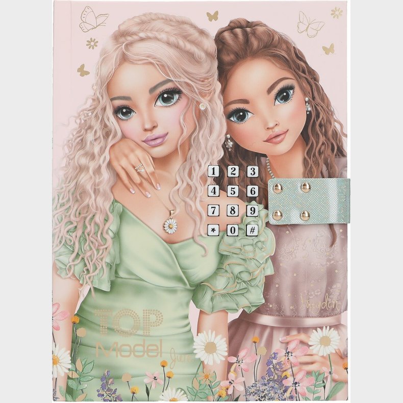 Top Model - Dagbog Med Kode Og Musik - Summer Feeling - Bog