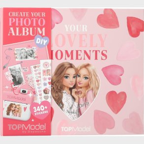 Top Model - Lav Selv Diy Fotoalbum Til B�rn - Inkl. 340 Stickers