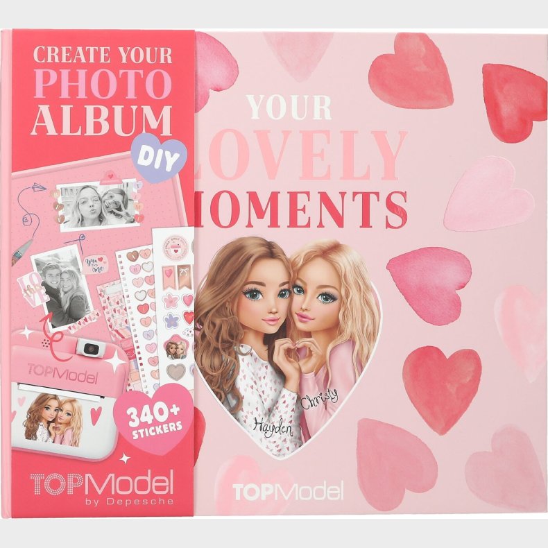 Top Model - Lav Selv Diy Fotoalbum Til B�rn - Inkl. 340 Stickers