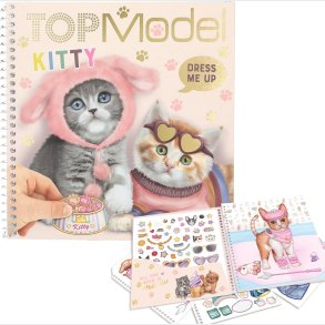 Top Model - Dress Me Up Klisterm�rkebog - Kitty - Bog