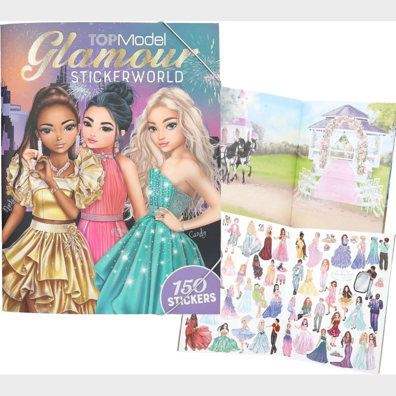 Top Model - Klisterm�rkebog - Stickerworld - Glamour