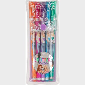 Top Model - Glitter Gel Pen St - Pink, Lilla, Bl Og Grn