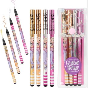 Top Model - Glitter Roller Gel Pens - Metallic - Guld, S�lv, Bronze, Rosa Guld