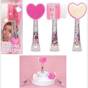 Top Model - Ansigtsb�rste - Hjerte - Beauty And Me