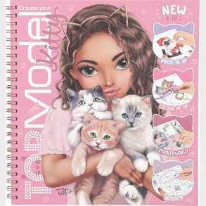 Top Model - Kitty Aktivitets- Og Malebog - Bog