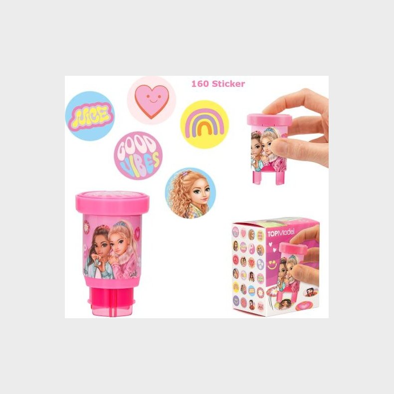 Top Model - Klistermrker Med Stempel - 160 Stk
