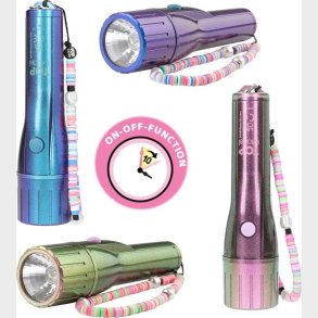 Top Model - Lommelygte Med Timer Til B�rn - Assorteret