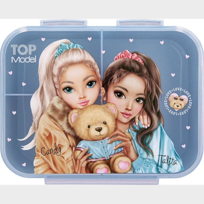 Top Model - Madkasse Med 3 Rum - Team Teddy