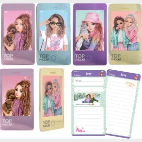 Top Model - Notesbog - Ligner En Mobil - 80 Sider - Overraskelse