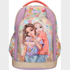 Topmodel - Skolerygsk Girl Power - Beige, Lilac, And Coral