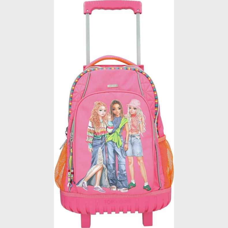 Top Model - Skoletaske Trolley Til Brn - Joy - Lyserd