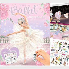 Top Model - Klisterm�rkebog - Stickerworld - Ballet