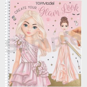 Top Model - Dress Me Up Stickers Malebog - Glam Look - Bog