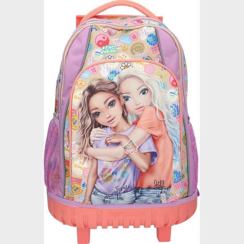 Top Model - Skoletaske Trolley - Girl Power