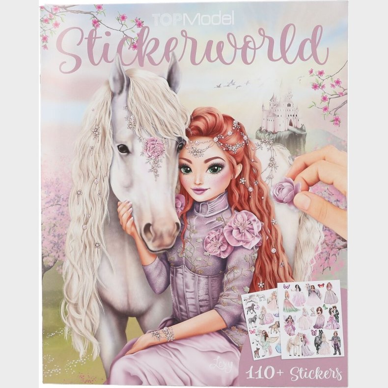 Top Model - Klisterm�rkebog - Stickerworld - Viva Violet - Lilla