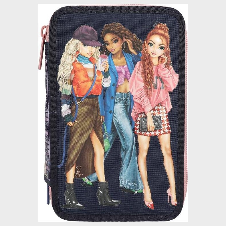 Top Model - Trippel Penalhus Med Indhold - City Girls