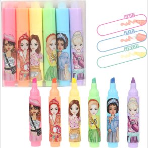 Top Model - Overstregningstuscher Mini S�t - Viskbare - 6 Stk.