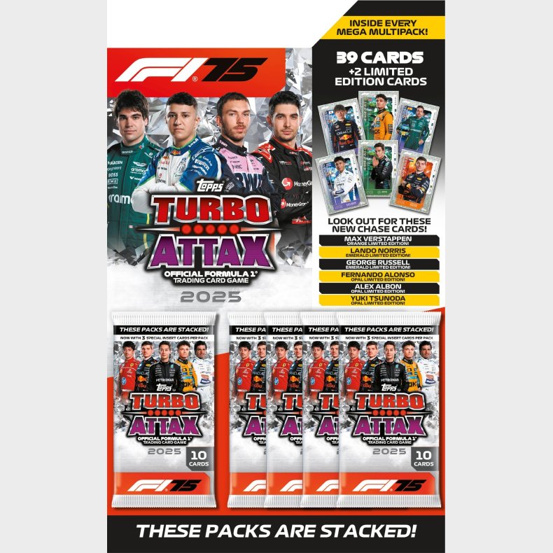 Topps - Formula 1 Turbo Attax Mega Multi Pack