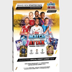 Topps - Match Attax Champions League Starter Pack Fodboldkort