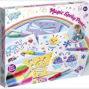 Magiske Pustetusser - St Inkl. Skabeloner Og Klistermrker