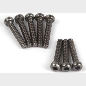 Tp. Button Head Screw M2.6x15mm (hex/socket/8pcs) - Mv151115 - Maverick Rc