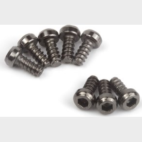 Tp. Button Head Screw M2.6x6mm (hex/socket/8pcs) - Mv151112 - Maverick Rc