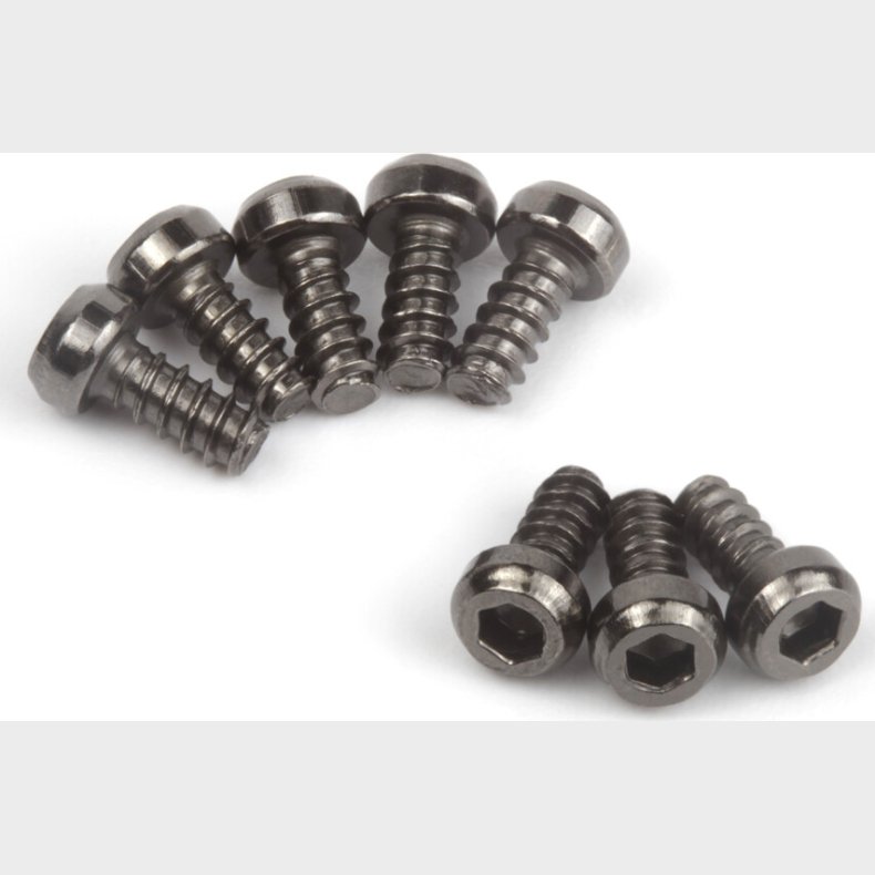 Tp. Button Head Screw M2.6x6mm (hex/socket/8pcs) - Mv151112 - Maverick Rc