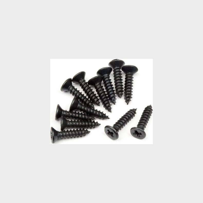 Tp. Flat Head Screw M2.6x12mm (12pcs) - Hp101273 - Hpi Racing
