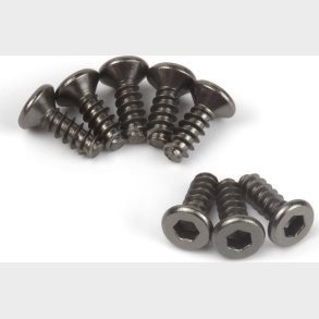 Tp. Flat Head Screw M2.6x8mm (hex/socket/8pcs) - Mv151118 - Maverick Rc