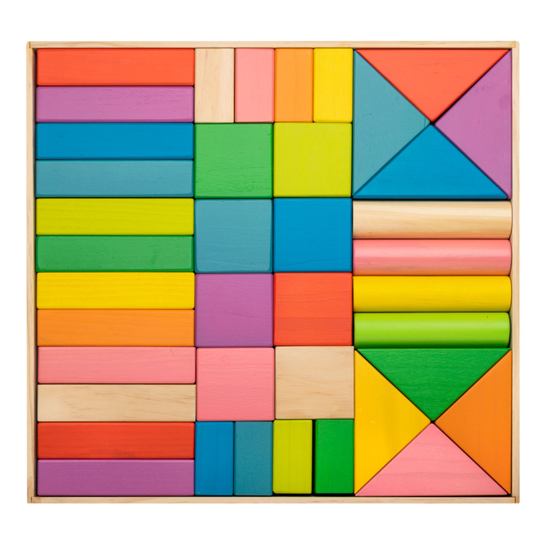 Freckled Frog | Trklodser - Regnbue, 45 dele