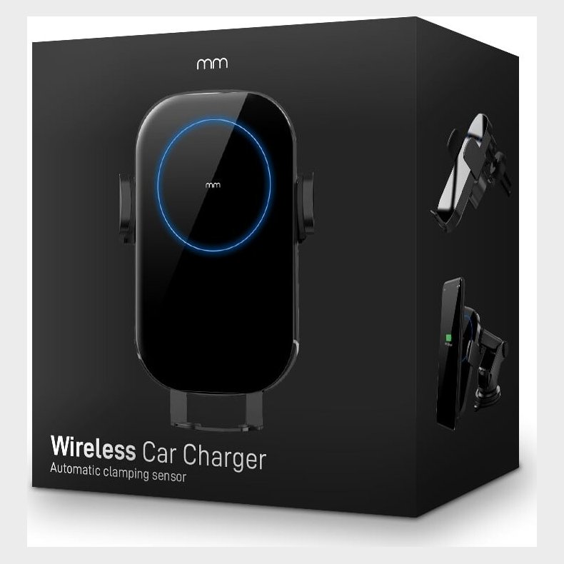 Trdls Oplader Til Bilen - Qi - Mikamax - 15w