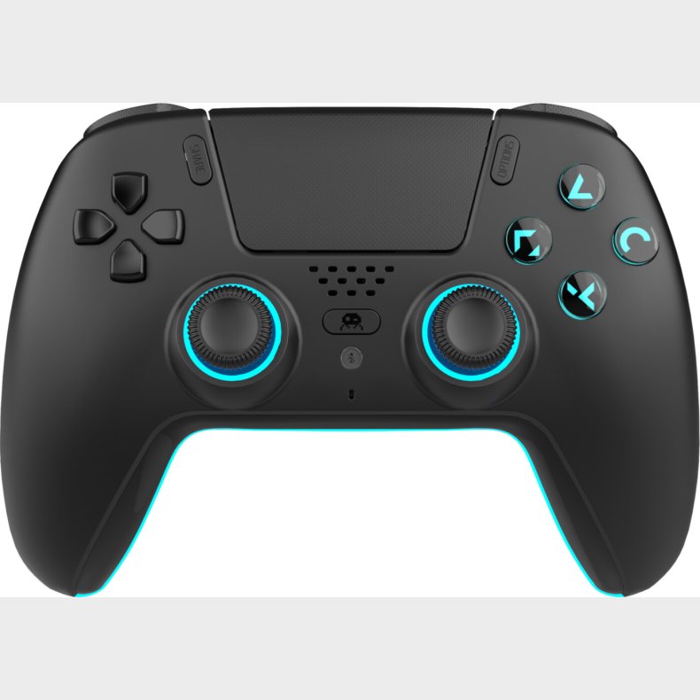 Trade Invaders - Wireless Bluetooth Controller For Ps5 - Led - Black