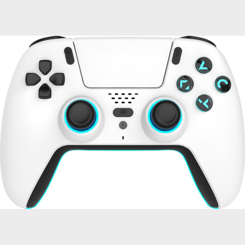 Trade Invaders - Wireless Bluetooth Controller For Ps5- Led - White