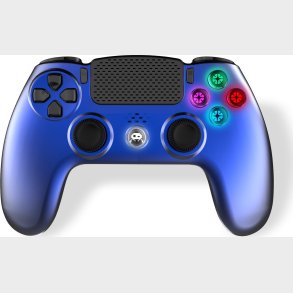Trade Invaders - Wireless Controller 3,5 Mm Jack Slot - Ps4 (metal Blue)
