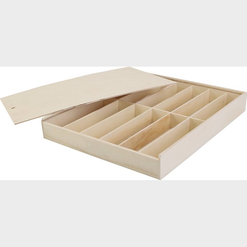 Tr�boks Med L�g - Str. 29x37x5 Cm - 1 Stk.